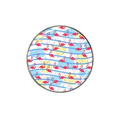 Flamingo Pattern Hat Clip Ball Marker by Valentinaart