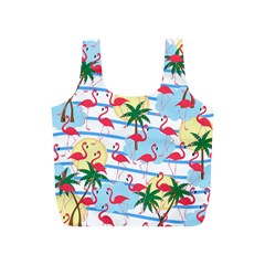 Flamingo Pattern Full Print Recycle Bags (s) 