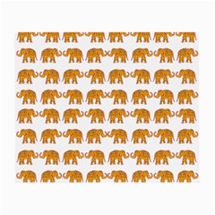 Indian Elephant  Small Glasses Cloth (2-side) by Valentinaart