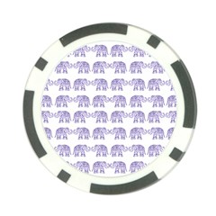 Indian elephant pattern Poker Chip Card Guard