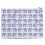 Indian elephant pattern Cosmetic Bag (XXL)  Back