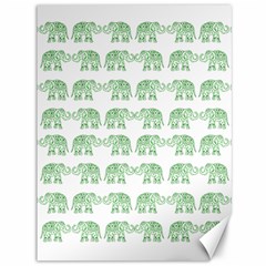 Indian Elephant Pattern Canvas 36  X 48   by Valentinaart