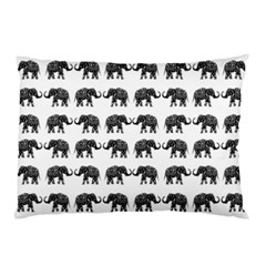 Indian Elephant Pattern Pillow Case by Valentinaart