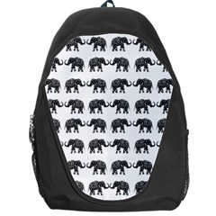 Indian Elephant Pattern Backpack Bag by Valentinaart