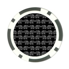 Indian Elephant Pattern Poker Chip Card Guard