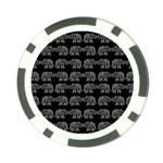 Indian elephant pattern Poker Chip Card Guard Front