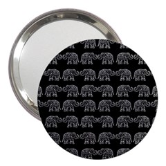 Indian Elephant Pattern 3  Handbag Mirrors