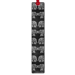Indian Elephant Pattern Large Book Marks by Valentinaart