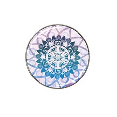 Mandalas Symmetry Meditation Round Hat Clip Ball Marker by Amaryn4rt