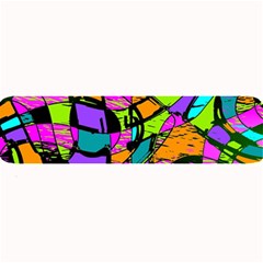 Abstract Art Squiggly Loops Multicolored Large Bar Mats by EDDArt