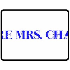 Future Mrs  Chapman Double Sided Fleece Blanket (large) 