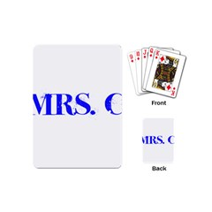 Future Mrs  Chapman Playing Cards (mini) 