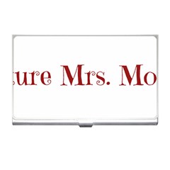 Future Mrs  Moore Business Card Holders by badwolf1988store