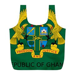 National Seal Of Ghana Full Print Recycle Bags (l) 