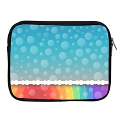 Rainbow Background Border Colorful Apple Ipad 2/3/4 Zipper Cases by Amaryn4rt