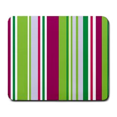 Beautiful Multi Colored Bright Stripes Pattern Wallpaper Background Large Mousepads by Amaryn4rt