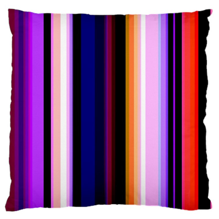 Fun Striped Background Design Pattern Large Cushion Case (Two Sides)