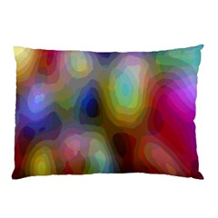 A Mix Of Colors In An Abstract Blend For A Background Pillow Case