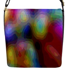 A Mix Of Colors In An Abstract Blend For A Background Flap Messenger Bag (s) by Amaryn4rt