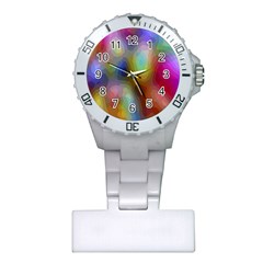 A Mix Of Colors In An Abstract Blend For A Background Plastic Nurses Watch