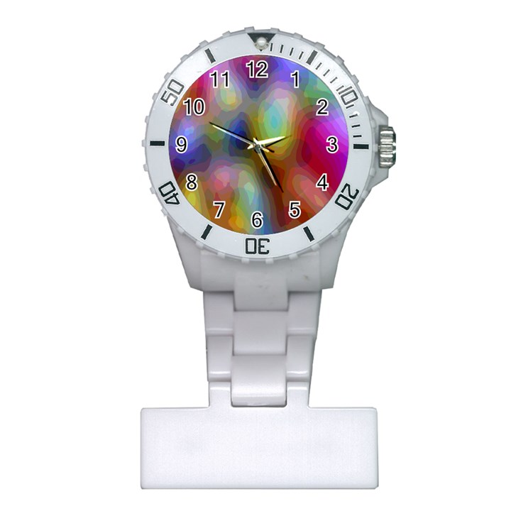 A Mix Of Colors In An Abstract Blend For A Background Plastic Nurses Watch