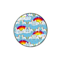 Rainbow pony  Hat Clip Ball Marker