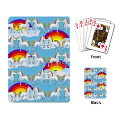 Rainbow pony  Playing Card