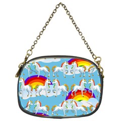 Rainbow Pony  Chain Purses (one Side)  by Valentinaart