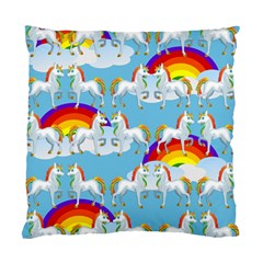 Rainbow pony  Standard Cushion Case (One Side)