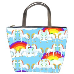 Rainbow pony  Bucket Bags