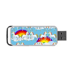 Rainbow pony  Portable USB Flash (One Side)