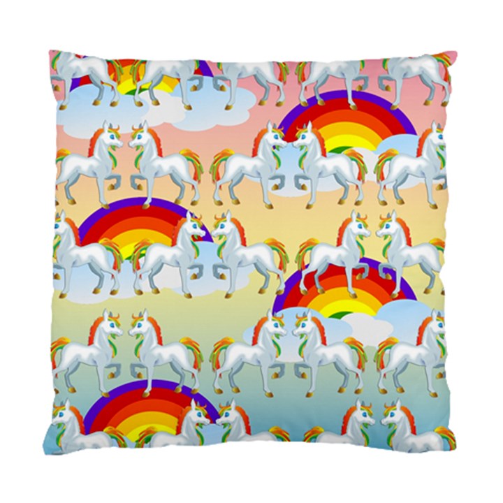 Rainbow pony  Standard Cushion Case (Two Sides)