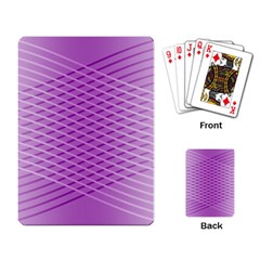 Abstract Lines Background Playing Card