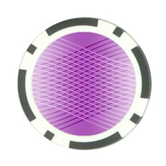 Abstract Lines Background Poker Chip Card Guard