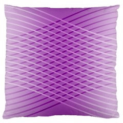 Abstract Lines Background Large Cushion Case (one Side) by Amaryn4rt