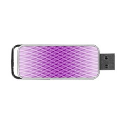 Abstract Lines Background Portable USB Flash (Two Sides)