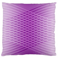 Abstract Lines Background Standard Flano Cushion Case (Two Sides)