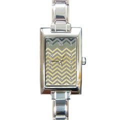 Abstract Vintage Lines Rectangle Italian Charm Watch