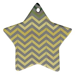 Abstract Vintage Lines Ornament (Star)
