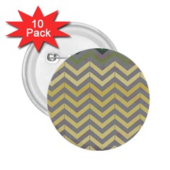 Abstract Vintage Lines 2.25  Buttons (10 pack) 