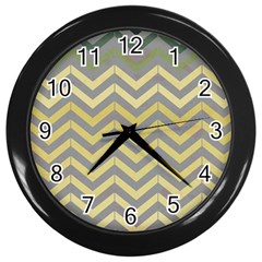 Abstract Vintage Lines Wall Clocks (Black)