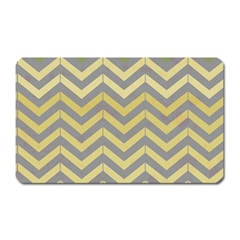 Abstract Vintage Lines Magnet (Rectangular)