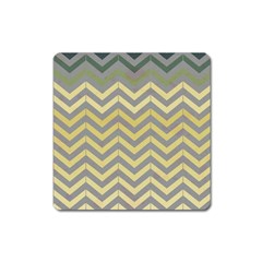 Abstract Vintage Lines Square Magnet