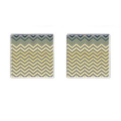 Abstract Vintage Lines Cufflinks (Square)