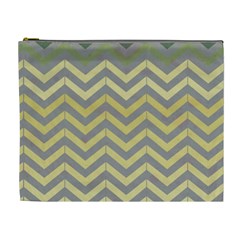Abstract Vintage Lines Cosmetic Bag (XL)