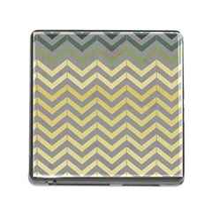 Abstract Vintage Lines Memory Card Reader (Square)