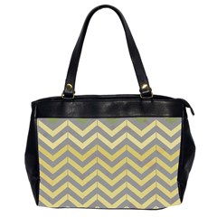 Abstract Vintage Lines Office Handbags (2 Sides) 