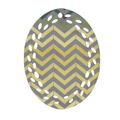 Abstract Vintage Lines Ornament (Oval Filigree)