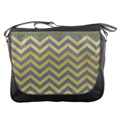 Abstract Vintage Lines Messenger Bags