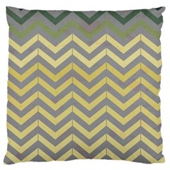 Abstract Vintage Lines Large Cushion Case (Two Sides)